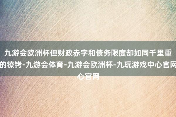 九游会欧洲杯但财政赤字和债务限度却如同千里重的镣铐-九游会体育-九游会欧洲杯-九玩游戏中心官网