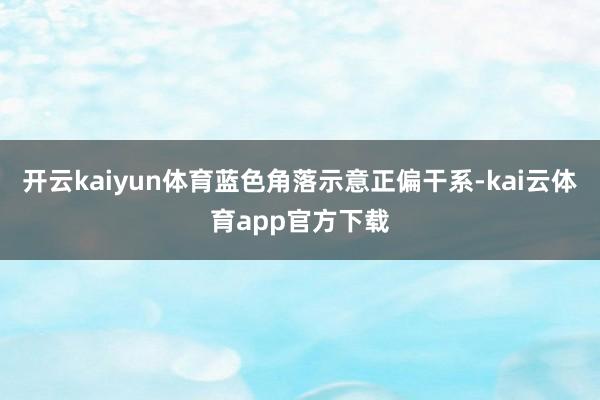 开云kaiyun体育蓝色角落示意正偏干系-kai云体育app官方下载